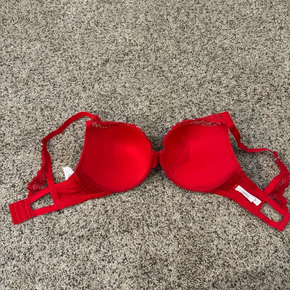 38DD Red Lace Bra - Picture 2 of 5